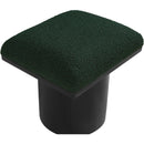  Color_Green/ Black Finish -- Pavilion Green Boucle Fabric Upholstered Stool IMAGE 5