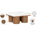  Meridian Pavilion Cream Boucle Fabric Upholstered 4 pc Modular Bench IMAGE 7