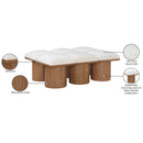  Meridian Pavilion Cream Boucle Fabric Upholstered 6 pc Modular Bench IMAGE 7