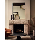  Meridian Soleil Black Gold Accent Mirror IMAGE 2