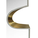  Meridian Soleil Cream Gold Accent Mirror IMAGE 5