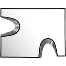 Meridian Soleil Black Silver Accent Mirror IMAGE 3