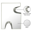  Meridian Soleil Cream Silver Accent Mirror IMAGE 7