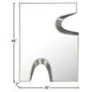  Meridian Soleil Cream Silver Accent Mirror IMAGE 6