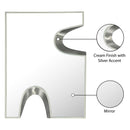  Meridian Soleil Cream Silver Accent Mirror IMAGE 7