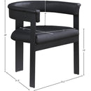  Color_Black -- Meridian Romeo Dining Chair IMAGE 8