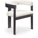 Meridian Romeo Cream Vegan Leather Dining Chair IMAGE 1