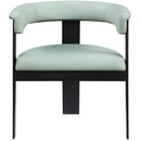  Color_Mint -- Romeo Mint Green Vegan Leather Upholstered Dining Chair IMAGE 4