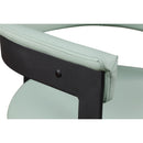  Color_Mint -- Romeo Mint Green Vegan Leather Upholstered Dining Chair IMAGE 7