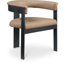 Meridian Romeo Tan Vegan Leather Dining Chair IMAGE 1