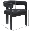  Color_Black -- Meridian Romeo Dining Chair IMAGE 8