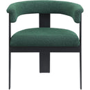 Meridian Romeo Green Boucle Fabric Dining Chair IMAGE 4