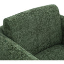  Manufacturer Color_Green -- Alessandra Green Chenille Fabric Upholstered Swivel Accent Chair IMAGE 7