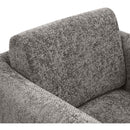 Meridian Alessandra Grey Chenille Fabric Swivel Accent Chair IMAGE 7