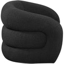  Manufacturer Color_Black -- Meridian Roxbury Swivel Fabric Accent Chair IMAGE 6