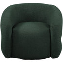  Manufacturer Color_Green -- Roxbury Green Boucle Fabric Upholstered Swivel Accent Chair IMAGE 4