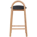  Color_Black/ Natural -- Meridian Calvin Counter Height Stool IMAGE 3