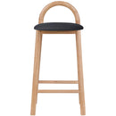  Color_Black/ Natural -- Meridian Calvin Counter Height Stool IMAGE 4