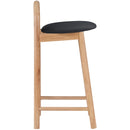  Color_Black/ Natural -- Meridian Calvin Counter Height Stool IMAGE 5