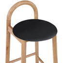  Color_Black/ Natural -- Meridian Calvin Counter Height Stool IMAGE 6