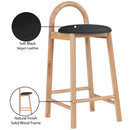  Color_Black/ Natural -- Meridian Calvin Counter Height Stool IMAGE 9