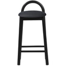  Color_Black -- Meridian Calvin Counter Height Stool IMAGE 4