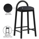  Color_Black -- Meridian Calvin Counter Height Stool IMAGE 9