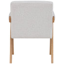 Meridian Woodloch Cream Boucle Fabric Accent Chair IMAGE 3