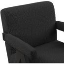  Manufacturer Color_Black -- Meridian Woodloch Stationary Fabric Accent Chair IMAGE 6