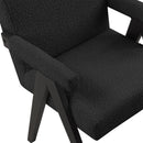  Manufacturer Color_Black -- Meridian Woodloch Stationary Fabric Accent Chair IMAGE 7