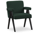  Manufacturer Color_Green -- Woodloch Green Boucle Fabric Upholstered Accent Chair IMAGE 1