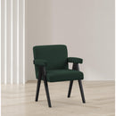 Manufacturer Color_Green -- Woodloch Green Boucle Fabric Upholstered Accent Chair IMAGE 2