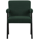 Meridian Woodloch Green Boucle Fabric Accent Chair IMAGE 4