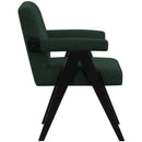  Manufacturer Color_Green -- Woodloch Green Boucle Fabric Upholstered Accent Chair IMAGE 5