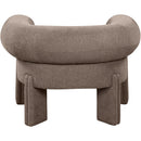 Meridian Stefano Brown Polyester Fabric Accent Chair IMAGE 3