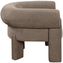 Meridian Stefano Brown Polyester Fabric Accent Chair IMAGE 5