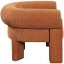 Meridian Stefano Cognac Polyester Fabric Accent Chair IMAGE 5