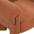  Manufacturer Color_Cognac -- Stefano Cognac Fabric Upholstered Accent Chair IMAGE 7
