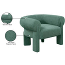  Manufacturer Color_Green -- Stefano Green Fabric Upholstered Accent Chair IMAGE 10