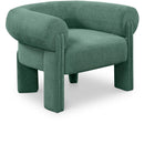  Manufacturer Color_Green -- Stefano Green Fabric Upholstered Accent Chair IMAGE 1