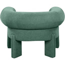  Manufacturer Color_Green -- Stefano Green Fabric Upholstered Accent Chair IMAGE 3