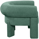  Manufacturer Color_Green -- Stefano Green Fabric Upholstered Accent Chair IMAGE 5