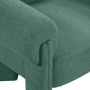  Manufacturer Color_Green -- Stefano Green Fabric Upholstered Accent Chair IMAGE 7