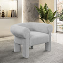  Manufacturer Color_Grey -- Stefano Grey Fabric Upholstered Accent Chair IMAGE 2