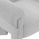 Meridian Stefano Grey Polyester Fabric Accent Chair IMAGE 7