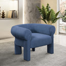  Manufacturer Color_Navy -- Stefano Navy Fabric Upholstered Accent Chair IMAGE 2