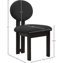  Color_Black -- Meridian Napa Dining Chair IMAGE 8