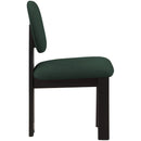  Color_Black/ Green -- Napa Green Boucle Fabric Upholstered Dining Chair IMAGE 5