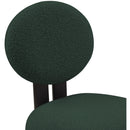  Color_Black/ Green -- Napa Green Boucle Fabric Upholstered Dining Chair IMAGE 6