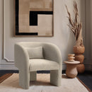  Manufacturer Color_Beige -- Meridian Sawyer Stationary Fabric Accent Chair IMAGE 2